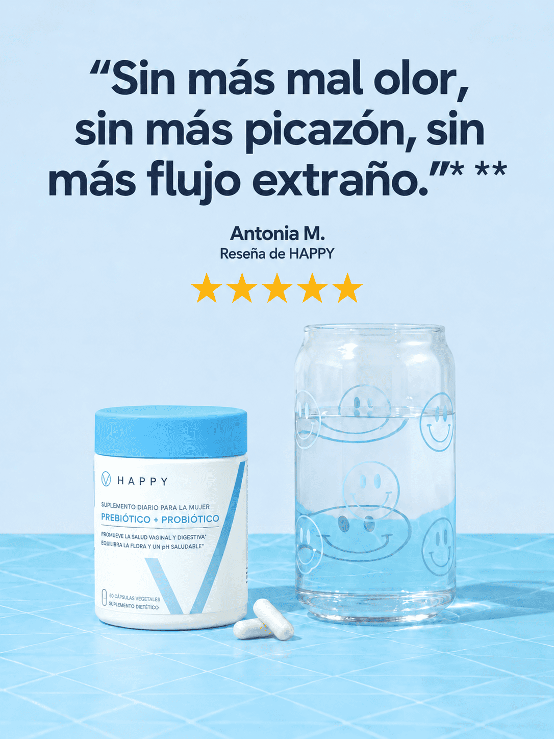 HAPPY Prebiótico + Probiótico