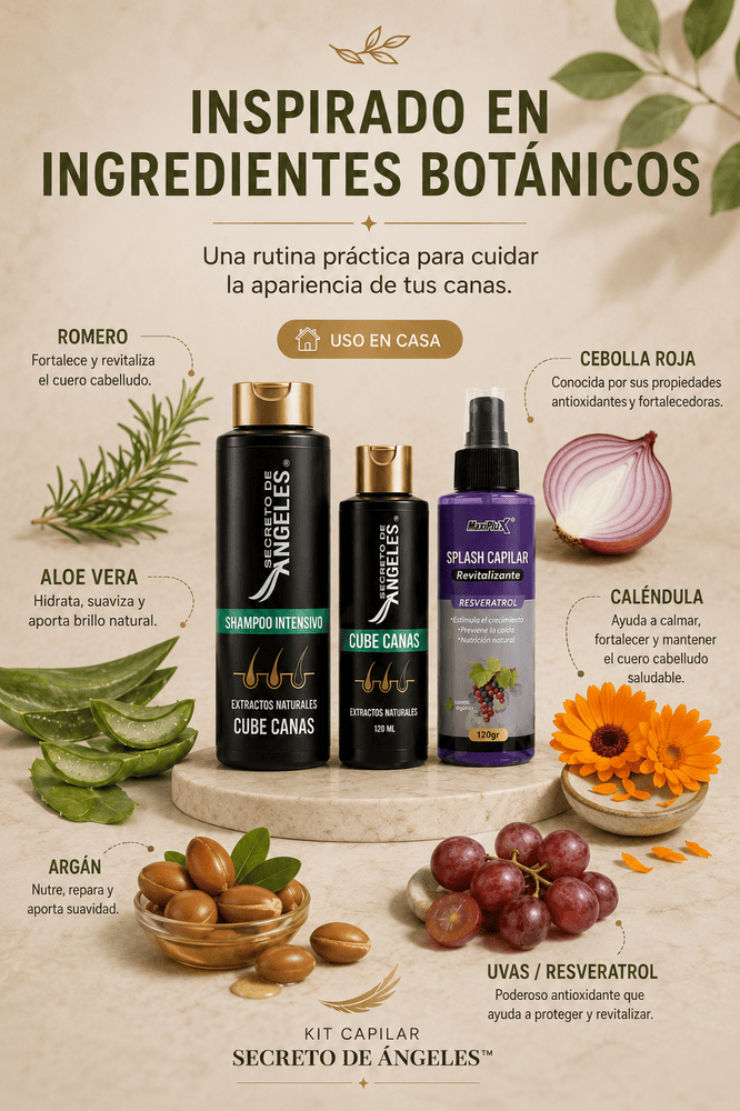 Kit Capilar Cubre-Canas Secreto de Ángeles 🪶