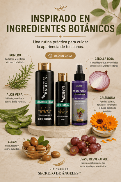 Kit Capilar Cubre-Canas Secreto de Ángeles 🪶