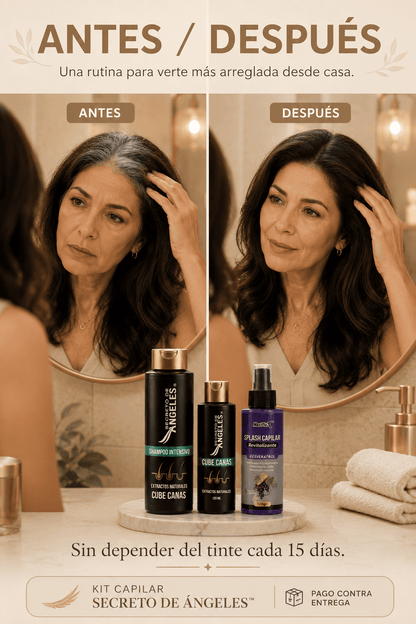 Kit Capilar Cubre-Canas Secreto de Ángeles 🪶