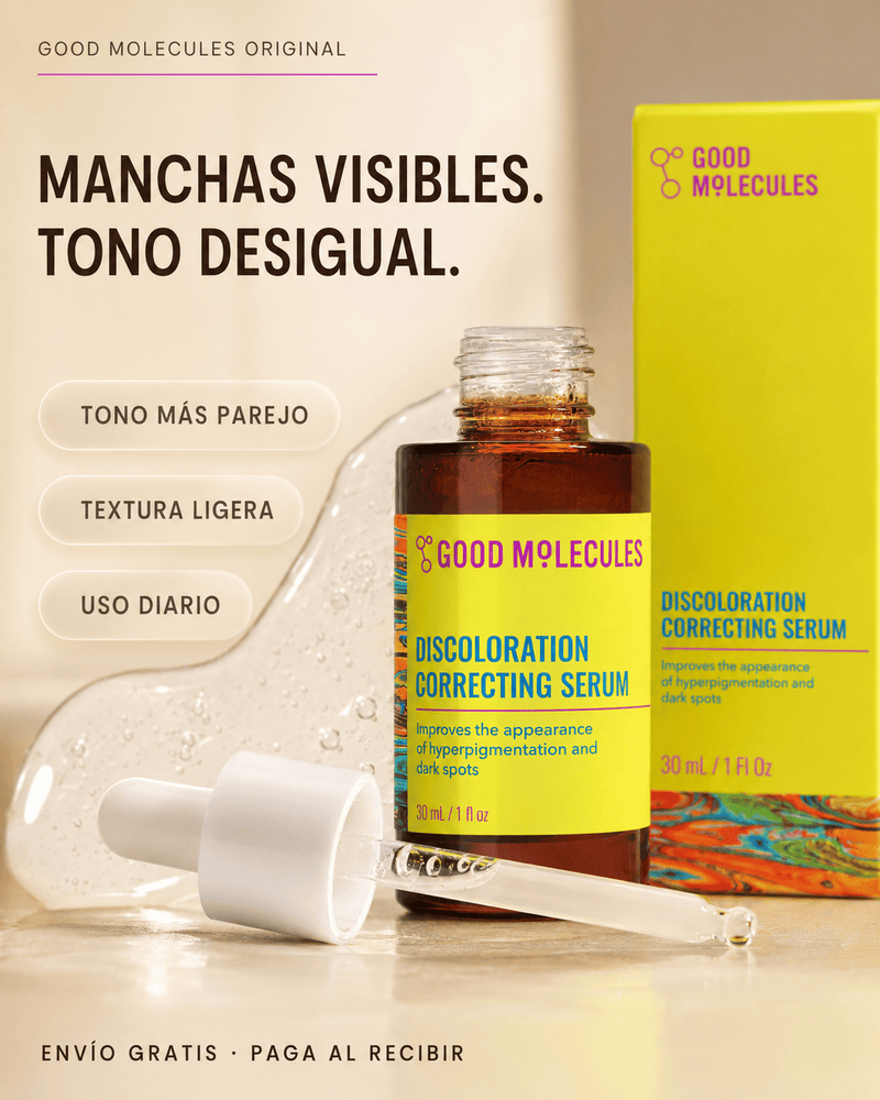 Mujer colombiana aplicando el sérum